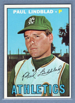 1967 Topps #227 Paul Lindblad EX-MT  GO390