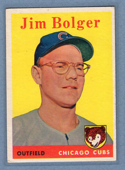 1958 Topps #201 Jim Bolger (a) EX  GO387