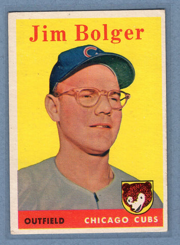 1958 Topps #201 Jim Bolger (a) EX  GO387