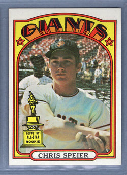 1972 Topps #165 Chris Speier EX-MT   GO464
