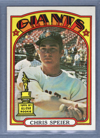 1972 Topps #165 Chris Speier EX-MT   GO464