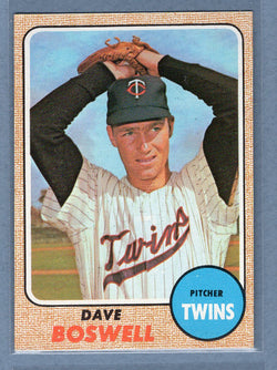 1968 Topps #322 Dave Boswell (c)EX-MT  GO507