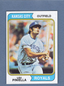 1974 Topps Baseball #390 Lou Piniella NM-MT 001