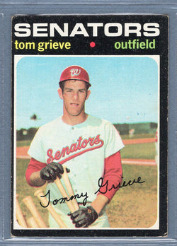 1971 Topps #167 Tom Grieve  EX  SB1