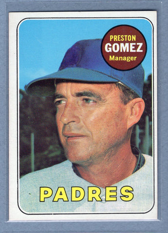 1969 Topps #74 Preston Gomez (c) EX-MT  GO700