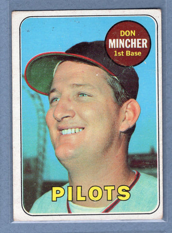 1969 Topps #285 Don Mincher (b) VG-EX  GO350