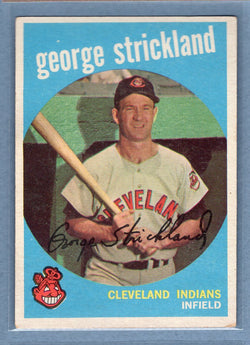 1959 Topps #207 George Strickland EX  GO213