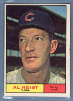 1961 Topps #302 Al Heist(b) EX   GO417