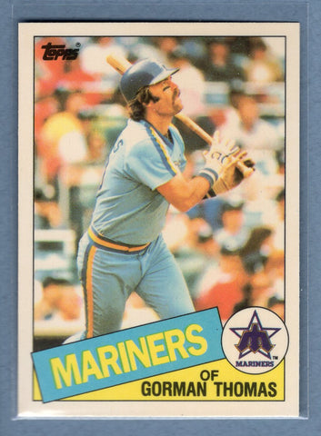1985 Topps Tiffany #202 Gorman Thomas NM