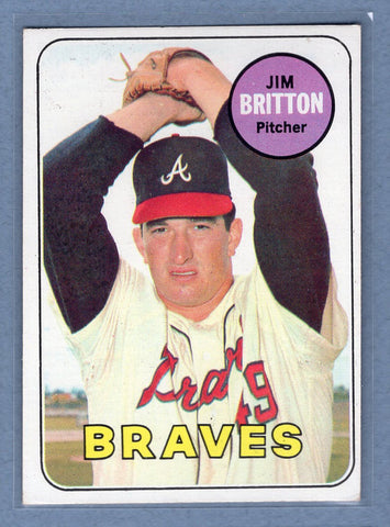 1969 Topps #154 Jim Britton EX-MT  GO850