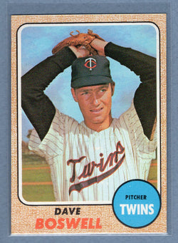 1968 Topps #322 Dave Boswell (d)EX-MT  GO507