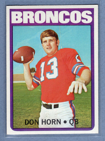 1972 Topps #178 Don Horn EX-MT  GO326