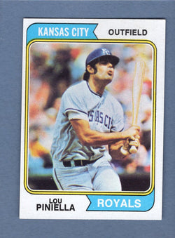 1974 Topps Baseball #390 Lou Piniella NM-MT 002
