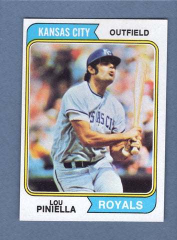 1974 Topps Baseball #390 Lou Piniella NM-MT 002