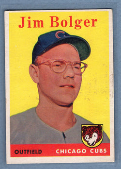 1958 Topps #201 Jim Bolger (c)(st) VG  GO387