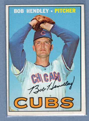 1967 Topps #256 Bob Hendley (st) (a) VG   GO340