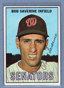 1967 Topps #27 Bob Saverine EX  GO368
