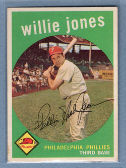 1959 Topps #208 Willie Jones EX  GO213