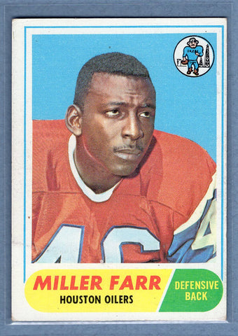 1968 Topps #172 Miller Farr  VG-EX  GO801