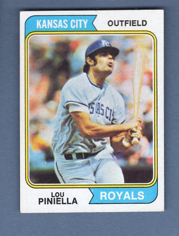 1974 Topps Baseball #390 Lou Piniella NM-MT 003