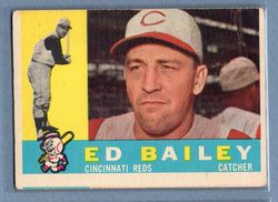 1960 Topps #411 Ed Bailey (b) G-VG  GO257