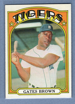 1972 Topps #187 Gates Brown EX  GO500