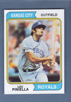 1974 Topps Baseball #390 Lou Piniella NM-MT 004