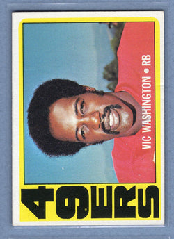 1972 Topps #22 Vic Washington EX  GO100