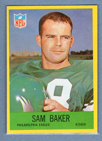 1967 Philadelphia #134 Sam Baker EX-MT   GO118