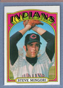 1972 Topps #261 Steve Mingori EX-MT  GO483
