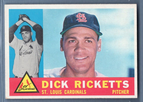 1960 Topps #236 Dick Ricketts VG-EX Set Break 1