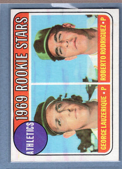 1969 Topps #358 Athletics Rookies  EX  GO577