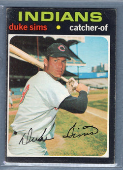 1971 Topps #172 Duke Sims  VG-EX  SB1