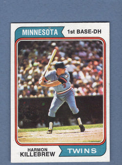 1974 Topps Baseball #400 Harmon Killebrew NM-MT 002
