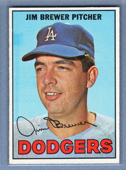 1967 Topps #31 Jim Brewer EX-MT  GO368