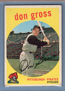 1959 Topps #228 Don Gross VG-EX   GO410