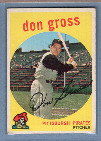1959 Topps #228 Don Gross VG-EX   GO410