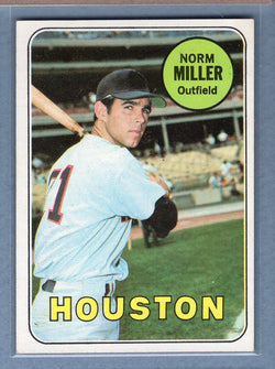 1969 Topps #76 Norm Miller (b) EX-MT  GO700