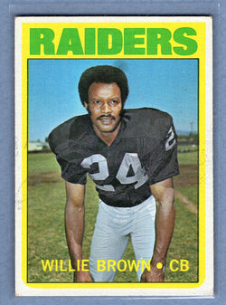 1972 Topps #28 Willie Brown (HOF) VG  GO100