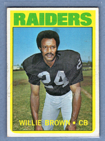 1972 Topps #28 Willie Brown (HOF) VG  GO100