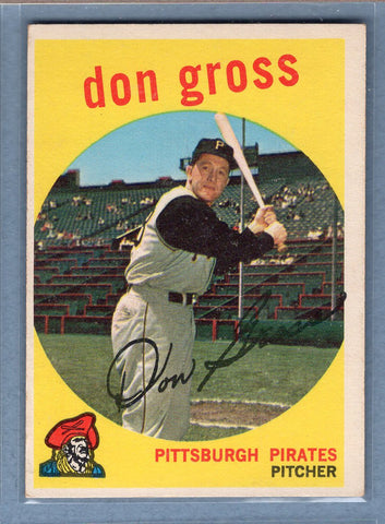 1959 Topps #228 Don Gross EX   GO410