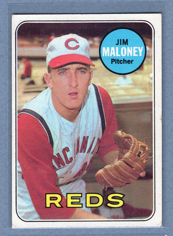 1969 Topps #362 Jim Maloney  EX  GO577