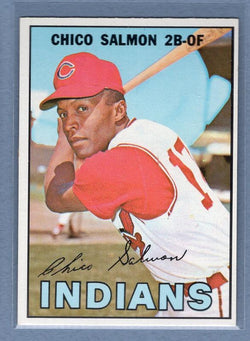 1967 Topps #43 Chico Salmon EX-MT Set Break GO428