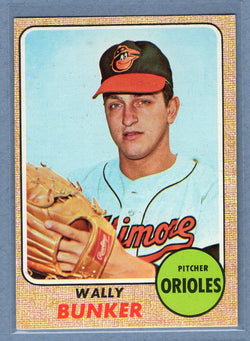 1968 Topps #489 Wally Bunker EX-MT  GO545