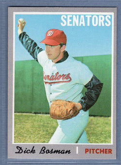 1970 Topps #175 Dick Bosman  EX-MT  SB2