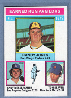 1976 Topps #201 Nl Era Leaders  (b) EX-MT  GO450