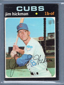 1971 Topps #175 Jim Hickman  EX  SB1