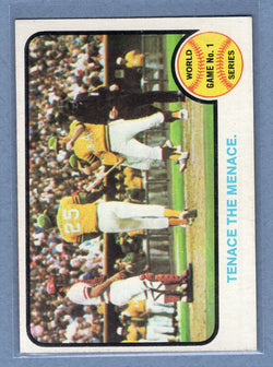 1973 Topps #203 Word Series Game I (Tenace the Menace)  EX-MT  GO550
