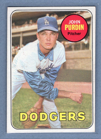 1969 Topps #161 John Purdin (st)(a) VG  GO850