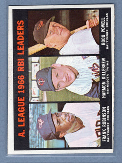 1967 Topps #241 AL RBI Leaders (Killebrew, F. Robby) EX-MT  GO390